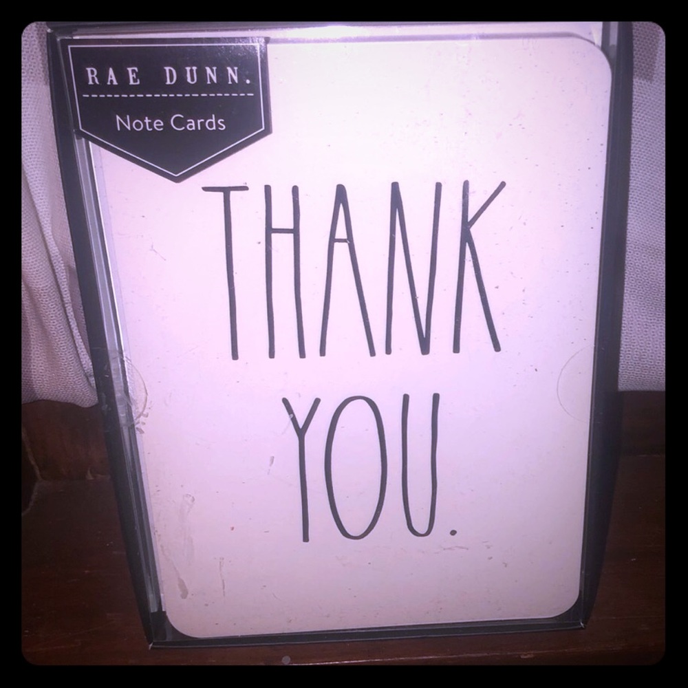 Rae Dunn Box Of Thank You Cards